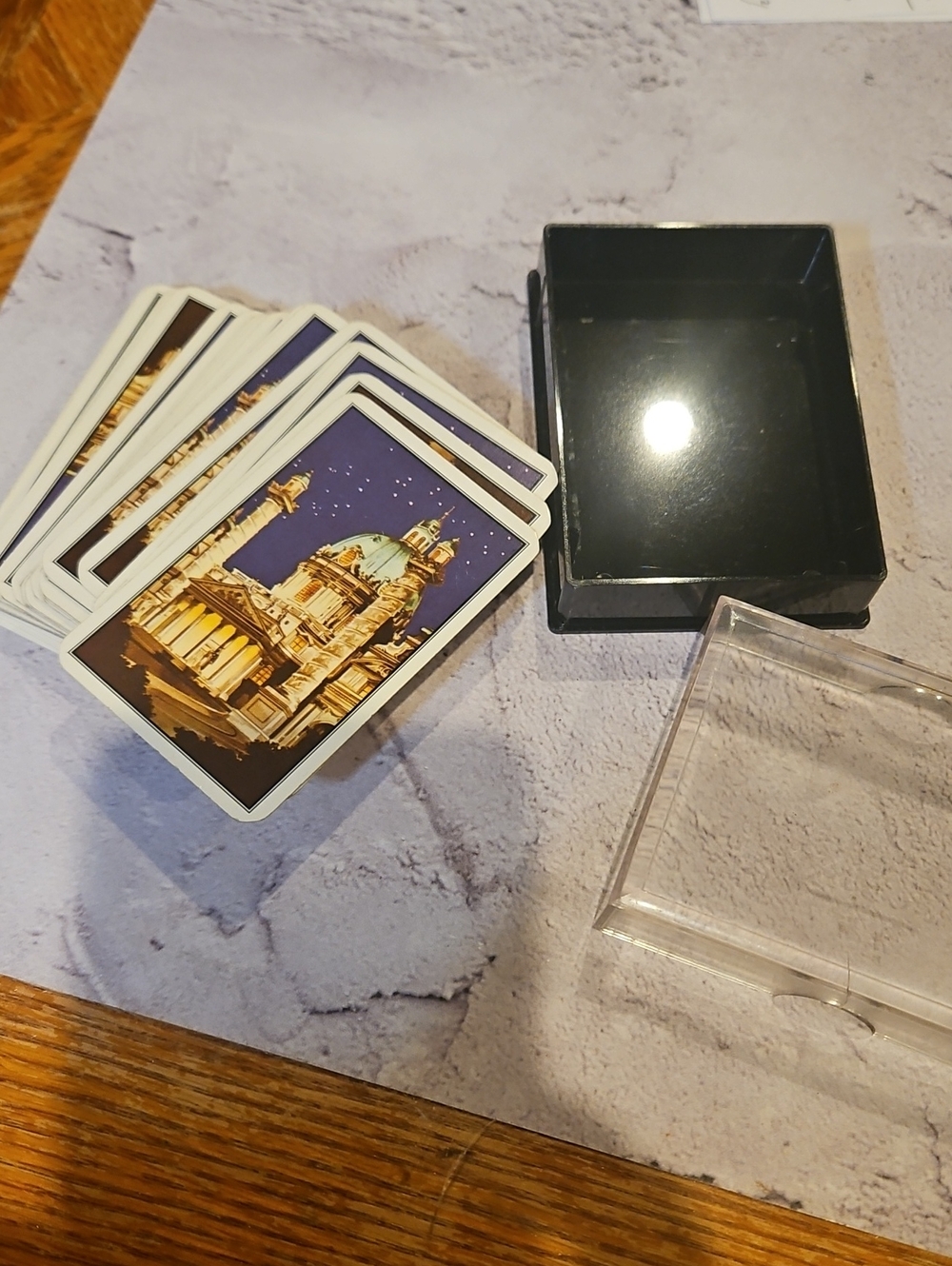 🌟3/$25🌟 Vintage playing cards featuring Karlskirche baroque church in Vienna